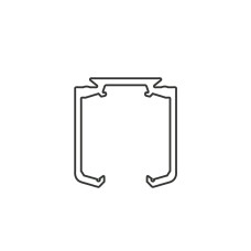 Направляюча VILLES 2201/G 200 см, не анодована, алюмінієва