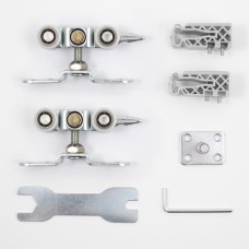 Розсувна система VILLES 2240 для дерев'яної, двері вагою до 160 кг, нержавіюча сталь