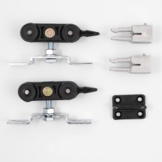 Розсувна система VILLES 2244 на 1-двері, вагою 40 кг, нержавіюча сталь