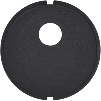 Декоративна вставка Securemme 4015XBK під шток чорний пластик (55299)