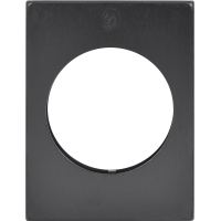 Декоративна накладка для броненакладки Securemme 4350KF5 прямокутна d46 чорний (55298)