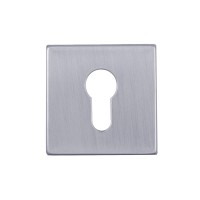 Декоративна накладка Protect 60*60 mm під циліндр хром матовий