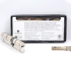 Циліндр дверний Mottura C39D415101 41/51 мм, лазерний ключ, 5 ключів, нікель матовий