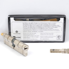 Циліндр дверний Mottura C39F514101 51/41 мм, лазерний ключ, під поворотник, 5 ключів, нікель матовий