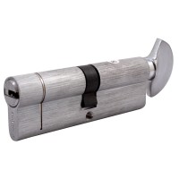 Циліндр дверний Buonellе B10CP4545SCX6 45/45 мм 5 ключів + 1 монтажний, ключ/поворотник, хром матовий