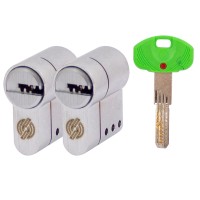 Комплект пів тіла циліндра Securemme 322TUCS27271X5 5 ключів + 1 монтажний ключ (50001)