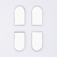 Комплект ковпачків для завіси Eclipse 3.0 AGB Art. E302001206, нікель (48231)