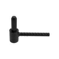 Завіса штирьова для бетонної стіни Amig 8040 матовий чорний 14/90 (37243)