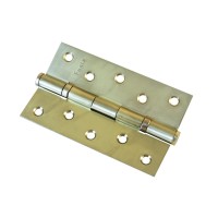 Завіса дверна Fuxia 125 * 3 (2 підшипника, сталь) матова латунь (10844)