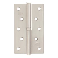 Завіса дверна RDA 125 * 3 * 2,5 (1 підшипник, сталь) матовий нікель(ліва) (30494)