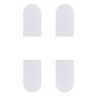 AGB Art. E302001234 Комплект ковпачків для завіси Eclipse 3.0 матовий хром (47442)