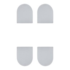 AGB Art. E302001144 Набір ковпачків для завіси Eclipse сірий (39091)