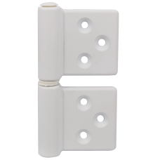 Завіса карткова AL 143BO032 круглий шток, універсальна, білий