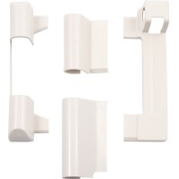 AGB Art. A371041091 Комплект ковпачків для завіс під ліві завіси (16563)