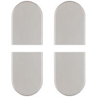 Комплект ковпачків AGB Art. E302004434 для петлі Eclipse 2.1 хром матовий