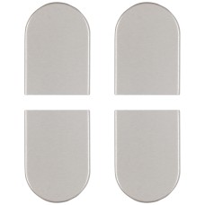 Комплект ковпачків AGB Art. E302004434 для петлі Eclipse 2.1 хром матовий