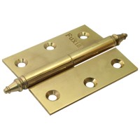 Карткова дверна Завіса Fuxia 610 F ліва, 75 * 2,5 мм, латунь полірована