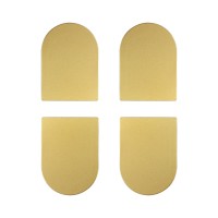 AGB Art. E302008723 Комплект ковпачків для петлі Eclipse 2.2 мат золото