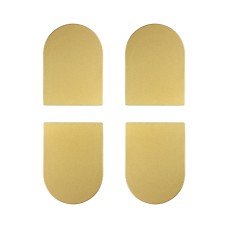 AGB Art. E302008723 Комплект ковпачків для петлі Eclipse 2.2 мат золото