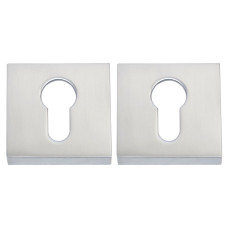 Дверна накладка під ключ Colombo Design MM 13 BS матовий хром (17937)