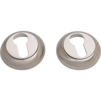 Накладка дверна під ключ COMIT CMRY-59 R нікель/матовий нікель(33217)