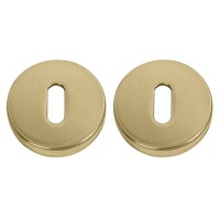 Дверна накладка під проріз Colombo Design CD +1043 полірована латунь (Blazer, Flessa, Gaia, Gira, Madi, Olly, Tailla, Taipan, Tender, Twitty, Viola