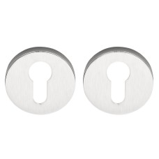 Дверна накладка під ключ Colombo Design FF 13 матовий хром (Slim) (28846)