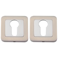 Накладка дверна під ключ RDA Cube, Sens RY-40 хром/матовий нікель(34773)