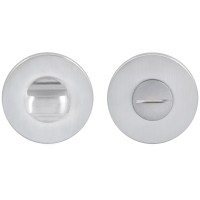 Дверна накладка під WC Comit R хром матовий, розетта 6мм