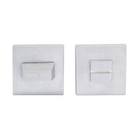 Дверна накладка WC RDA Novelty, розетта 6мм брашований матовий хром (56186)