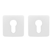 Дверна накладка PT 13 під циліндр матовий білий