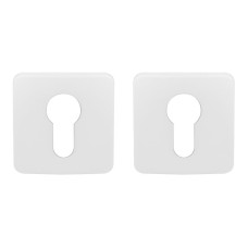 Дверна накладка PT 13 під циліндр матовий білий