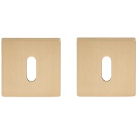 Дверна накладка проріз Mandelli 1161 Life латунь матова