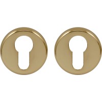 Дверна накладка під циліндр Olivari R латунь полірована