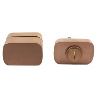 Дверная накладка под WC M&T Minimal2.0 148411 TIN-B титан/коричневый матовый