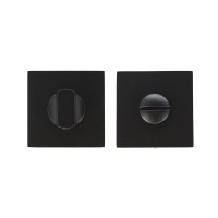 Дверна накладка під WC Buonelle Q B-NO матовий чорний 6 мм