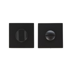 Дверна накладка під WC Buonelle Q B-NO матовий чорний 6 мм