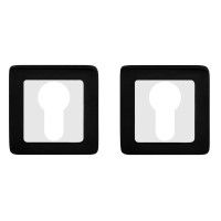 Накладка COMIT Moderno під ключ, хром/матовий чорний (49241)