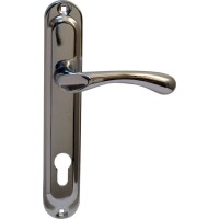 Pучки на планці Bruno 0582 (910K6) 85мм хром (17345)