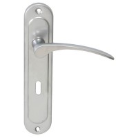 Ручка на планці Comit 119/009 (200 * 40mm) 72mm матовий хром прopіз (7275)