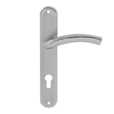 Ручка на планці Bruno Trendy 135 85мм матовий нікель/хром (39893)