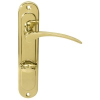 Ручка на планці Comit 119/009 (200 * 40mm) 72мм полірована латунь WC (7466)