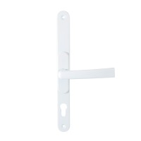 Ручка на планці Comit з регульваним міжцентром 62-92мм біла