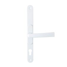 Ручка на планці Comit з регульваним міжцентром 62-92мм біла