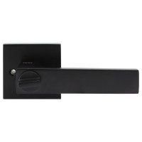 Ручка замок RDA ZN3201 ключ-кноб, матовий чорний