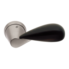 Дверна ручка Colombo Design Tacta CB11 матовий нікель/чорне дерево (3023)