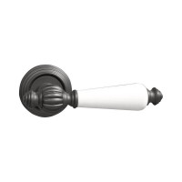 Ручка Fimet 106-269 F50P Michelle темна бронза/білий фарфор R ф/з (31446)