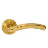 Дверна ручка на розетті RDA Milla 5103 полірована латунь латунь/матова латунь