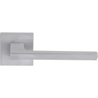 Дверна ручка на розетті Comit Trend брашований матовий хром, розетта 6мм