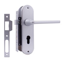 Комплект для міжкімнатних дверей RDA Uno PZ (замок 1025) 60мм, хром матовий